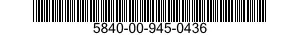 5840-00-945-0436  5840009450436 009450436