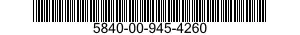 5840-00-945-4260  5840009454260 009454260