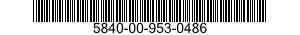 5840-00-953-0486 RING,SPLIT,RETAININ 5840009530486 009530486