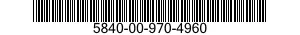 5840-00-970-4960  5840009704960 009704960