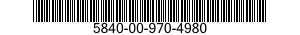 5840-00-970-4980  5840009704980 009704980