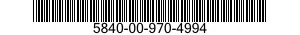5840-00-970-4994  5840009704994 009704994