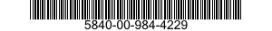 5840-00-984-4229  5840009844229 009844229