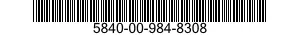 5840-00-984-8308  5840009848308 009848308
