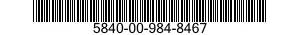 5840-00-984-8467  5840009848467 009848467