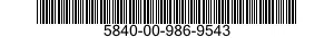 5840-00-986-9543  5840009869543 009869543