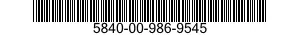 5840-00-986-9545  5840009869545 009869545