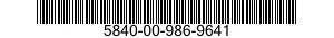 5840-00-986-9641  5840009869641 009869641