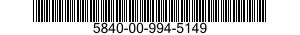 5840-00-994-5149  5840009945149 009945149