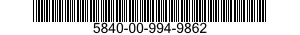 5840-00-994-9862  5840009949862 009949862