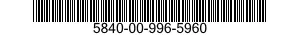 5840-00-996-5960  5840009965960 009965960