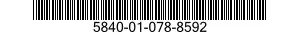 5840-01-078-8592 CABLE ASSEMBLY,RADIO FREQUENCY 5840010788592 010788592