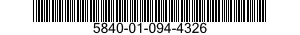 5840-01-094-4326 BRACKET 5840010944326 010944326