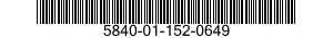 5840-01-152-0649  5840011520649 011520649
