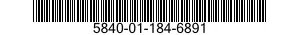 5840-01-184-6891  5840011846891 011846891