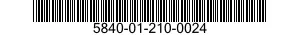 5840-01-210-0024 TURNTABLE,RADAR SET 5840012100024 012100024
