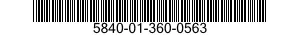 5840-01-360-0563 PROCESSOR,RADAR DATA 5840013600563 013600563