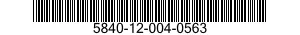 5840-12-004-0563  5840120040563 120040563