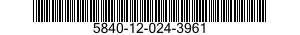 5840-12-024-3961 CABLE ASSEMBLY,SPECIAL PURPOSE,ELECTRICAL 5840120243961 120243961