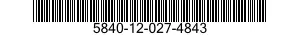 5840-12-027-4843  5840120274843 120274843