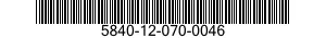 5840-12-070-0046 DISTRIBUTION BOX 5840120700046 120700046