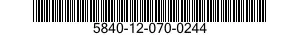 5840-12-070-0244  5840120700244 120700244