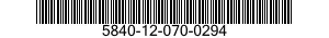 5840-12-070-0294 SWITCH,WAVEGUIDE 5840120700294 120700294