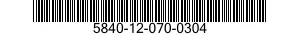 5840-12-070-0304 PANEEL,SIGNAALDISTR 5840120700304 120700304