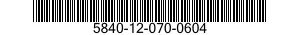 5840-12-070-0604  5840120700604 120700604