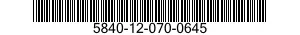 5840-12-070-0645  5840120700645 120700645