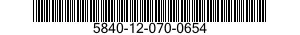 5840-12-070-0654  5840120700654 120700654