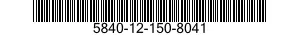 5840-12-150-8041 SCHILD,KENNZEICHNUN 5840121508041 121508041