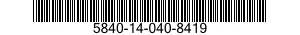 5840-14-040-8419  5840140408419 140408419