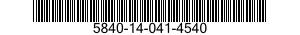 5840-14-041-4540  5840140414540 140414540