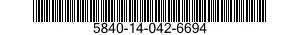 5840-14-042-6694  5840140426694 140426694