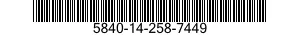 5840-14-258-7449  5840142587449 142587449