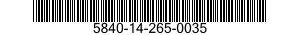 5840-14-265-0035  5840142650035 142650035