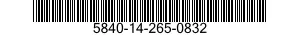 5840-14-265-0832  5840142650832 142650832