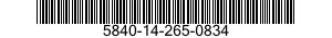 5840-14-265-0834  5840142650834 142650834