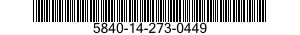 5840-14-273-0449  5840142730449 142730449