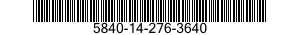5840-14-276-3640  5840142763640 142763640