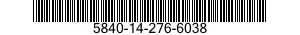 5840-14-276-6038  5840142766038 142766038