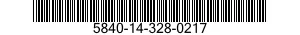 5840-14-328-0217 WAVEGUIDE ASSEMBLY 5840143280217 143280217