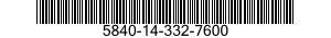5840-14-332-7600  5840143327600 143327600