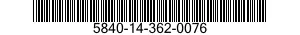 5840-14-362-0076  5840143620076 143620076