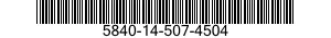 5840-14-507-4504 RADAR SET 5840145074504 145074504