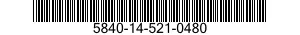 5840-14-521-0480 PARTS KIT,RADAR RECEIVER-TRANSMITTER 5840145210480 145210480