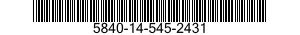 5840-14-545-2431 DETECTING SET,RADAR SIGNALS 5840145452431 145452431