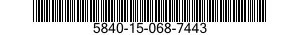 5840-15-068-7443 PANEL,INDICATING,LIGHT TRANSMITTING 5840150687443 150687443