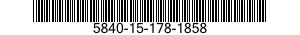 5840-15-178-1858 EXCITER,RADIO FREQUENCY 5840151781858 151781858